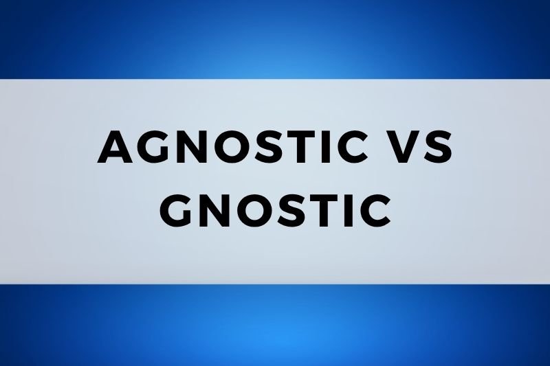 Agnostic vs Gnostic