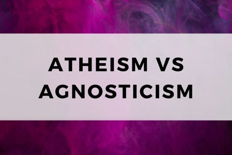 Atheism vs Agnosticism